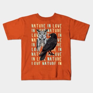 Owl Raven Kids T-Shirt